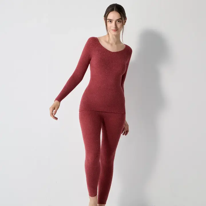 スロギー ホイップタッチ 9分丈ニットパンツ【一部カラーSALE】, , model image number 11