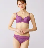 フロラーレ バイ トリンプ121 ブラジャー(パッドなし), ピンク, model image number 1