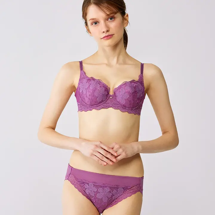 フロラーレ バイ トリンプ121 ブラジャー(パッドなし), ピンク, model image number 1