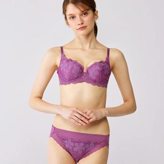 フロラーレ バイ トリンプ121 ブラジャー(パッドなし), ピンク, model image number 1