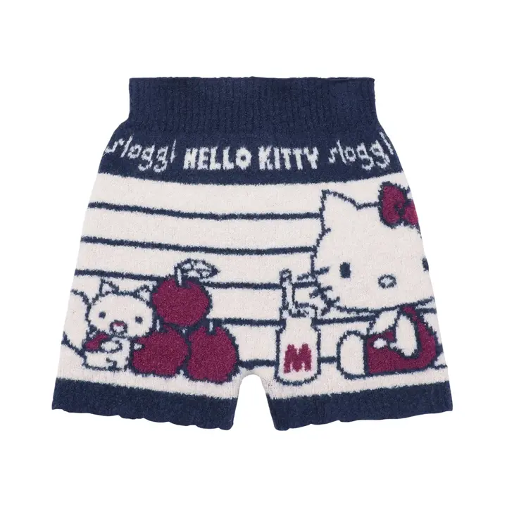 【WEB/アウトレット限定】スロギーG063 ハローキティ 1分丈ニットパンツ, ミックス, product image number 3