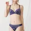 【SALE】天使のブラ スリムライン614 ストリング, ブルー, model image number 1