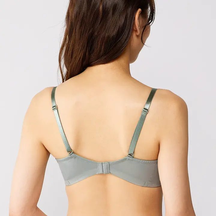 天使のブラ スリムライン632 ブラジャー【一部カラーSALE】, グリーン, model image number 2