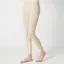 【SALE】スロギー ニット無地リブ 9分丈ニットパンツ, ホワイト, model image number 0