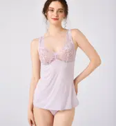 フロラーレ バイ トリンプ1100 ラウンドキャミソール【一部カラーSALE】, , model image number 0