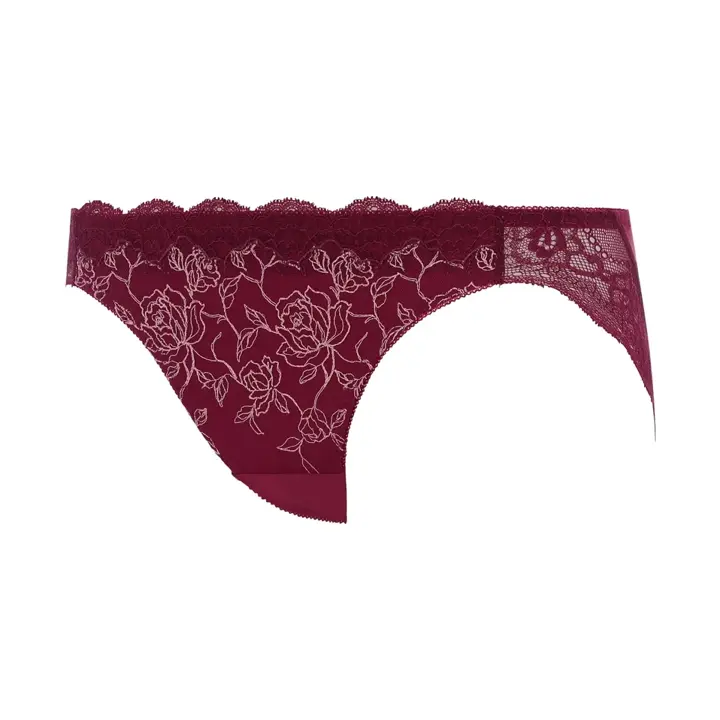 レギュラーショーツ ビューティー＆ローズ, レッド, product image number 2