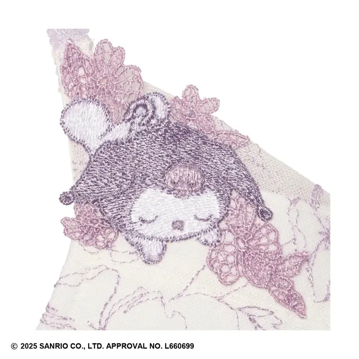 寄せブラ ブラジャー マイメロディ♡クロミ &times; AMOSTYLE, ホワイト, product image number 1