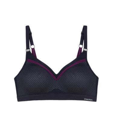 Triumph Triaction Seamless Motion P Cup XS Sports Bra without Wire Grey