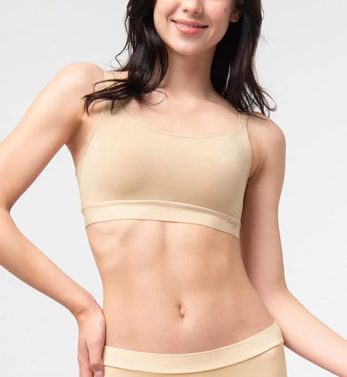Triumph sloggi GO Allround เสื้อชั้นในไม่มีโครง ใส่สบายทุกคัพไซส์ - Peanut butter - เสื้อชั้นในแบบท็อป