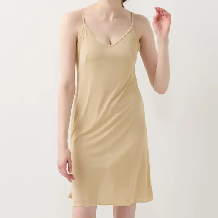 シンプルランジェリー5460 スリップ, ベージュ, model image number 3