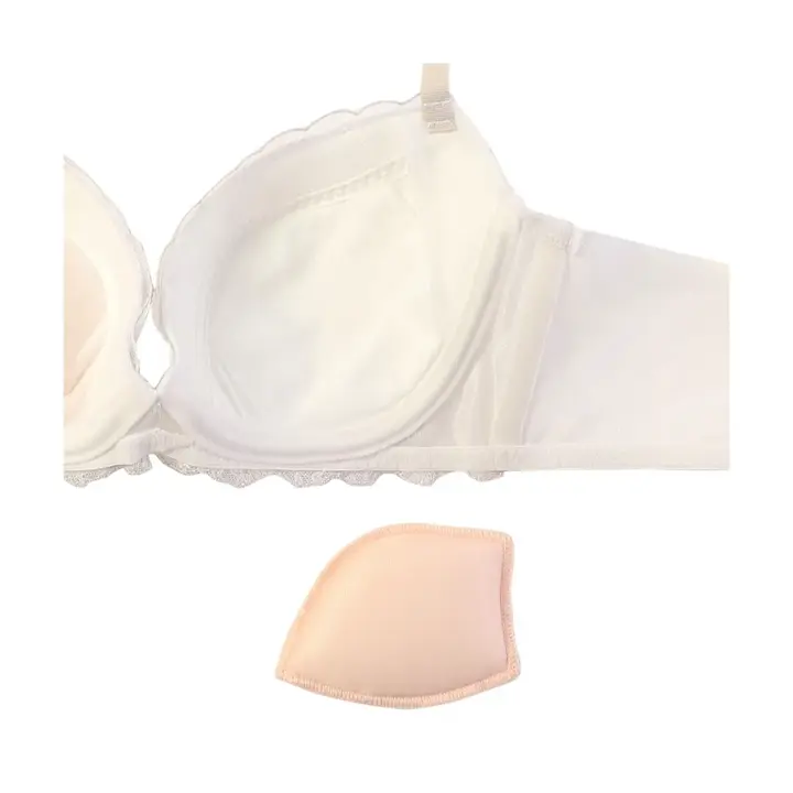 【SALE】チャーミングラマー スリムライン ブラジャー フローラルハグ, ホワイト, product image number 3