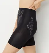 イージースタイルアップガードル ロングガードル, ブラック, model image number 1