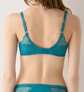 フロラーレ リュクス5012 ブラジャー(パッドなし), グリーン, model image number 4