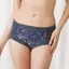 【SALE】天使のブラ(R) 魔法のハリ感596 はきこみ深めショーツ, ブルー, model image number 0