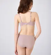 天使のブラ スリムライン632 ブラジャー【一部カラーSALE】, パープル, model image number 3