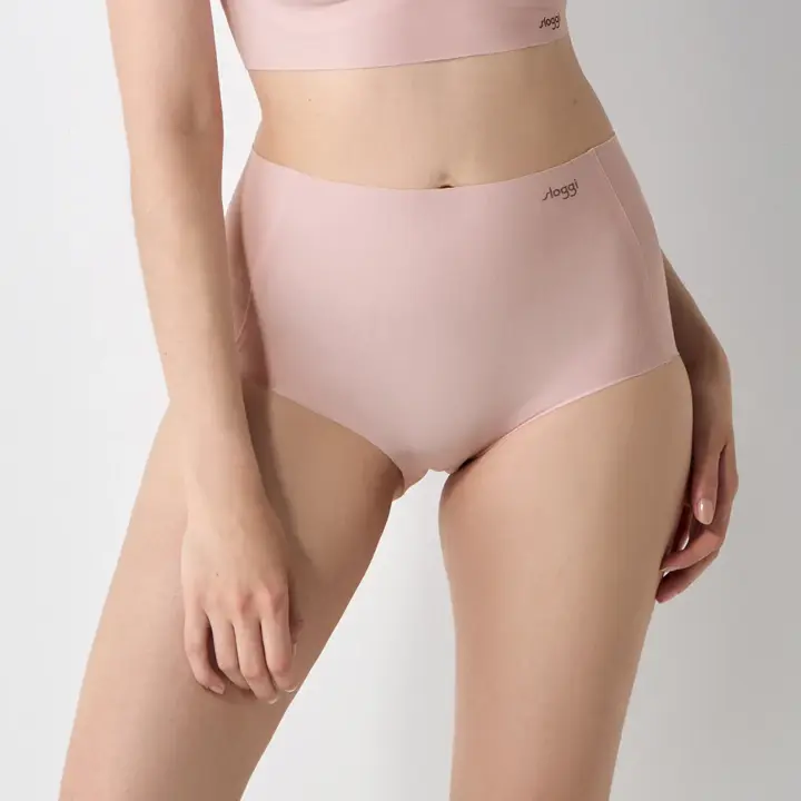 【WEB限定】綿混タイプ(スロギーG028)　マキシショーツ, ピンク, model image number 0