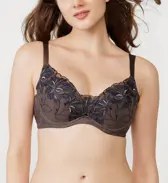 【SALE】トリンプ プレミアム ゴールドレーベル4003 ブラジャー(パッドなし), ブラウン, model image number 0