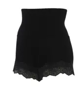 1分丈ボトム 保湿インナー, ブラック, product image number 2