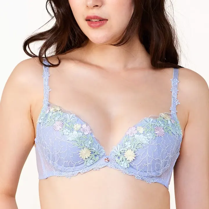 【SALE】フロラーレ バイ トリンプ515 ブラジャー, ブルー, model image number 0
