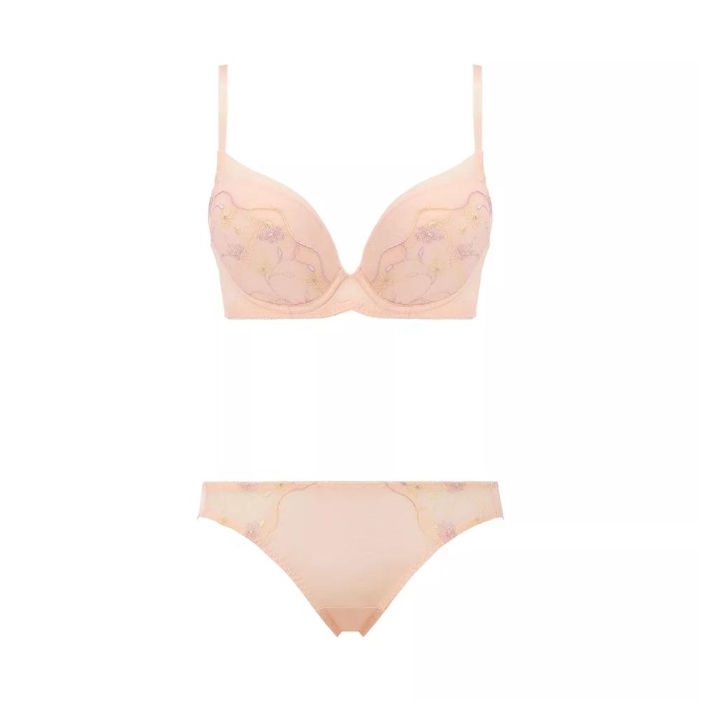 3/4カップブラ ブラ＆ショーツセット フローティングフラワー, , product image number 10