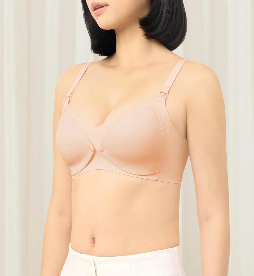 Triumph Natural Nursing bra 系列哺乳胸圍 - Nude beige - 無鋼圈胸圍