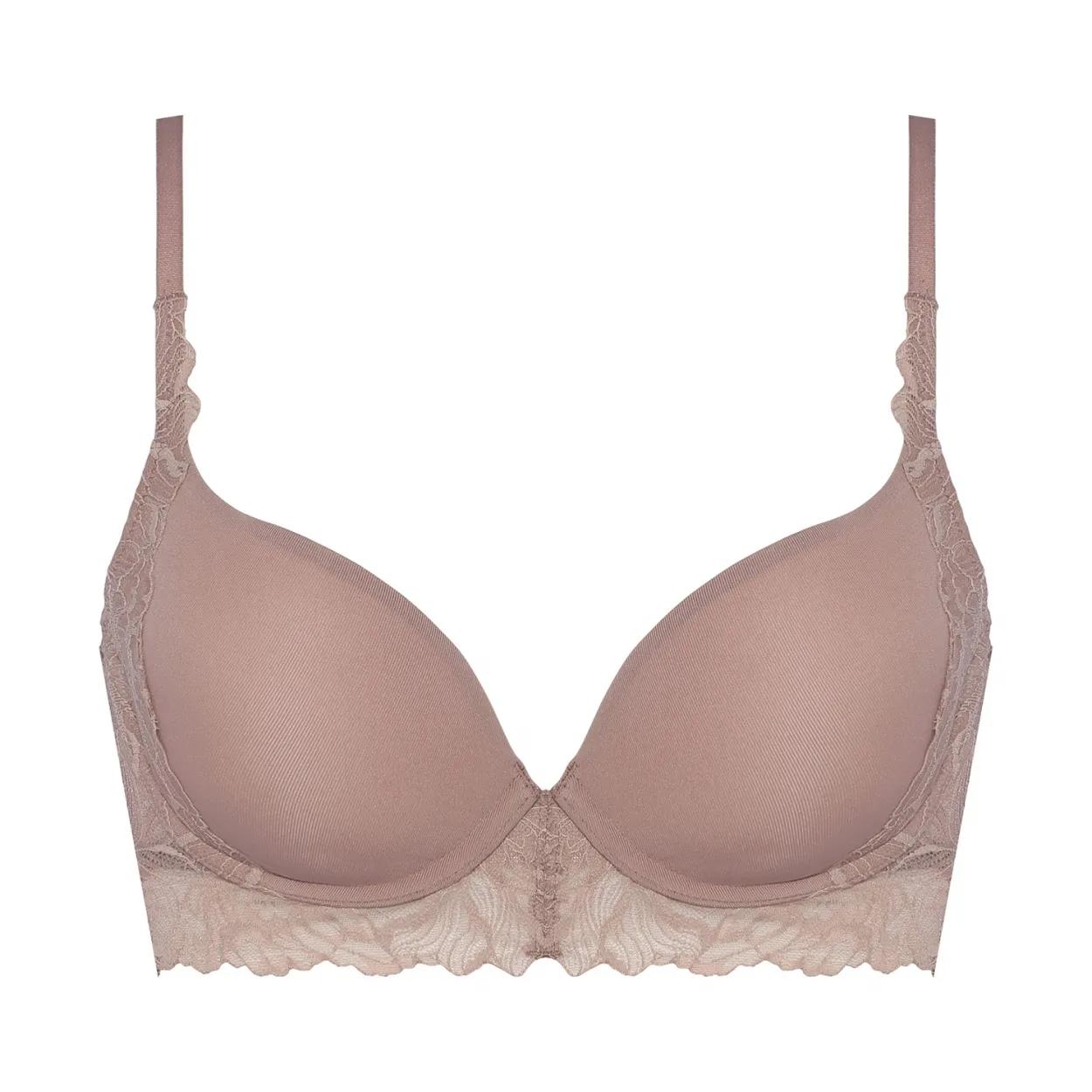 ナチュラルユーブラ スムースタイプ ブラジャー ガーデニアウィスパー, ブラウン, product image number 0