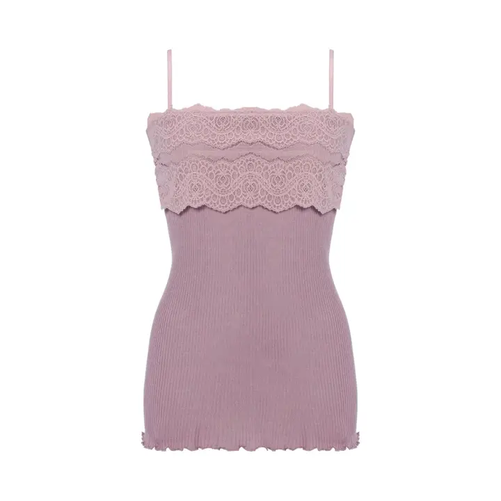 キャミソール 保湿インナー, パープル, product image number 0