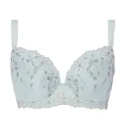 【WEB/アウトレット限定】チャーミングラマー(R)（ラージ） ブラ＆ショーツセット ラインアートステッチ【一部カラーSALE】 【一部カラーSALE】, ブルー, product image number 0