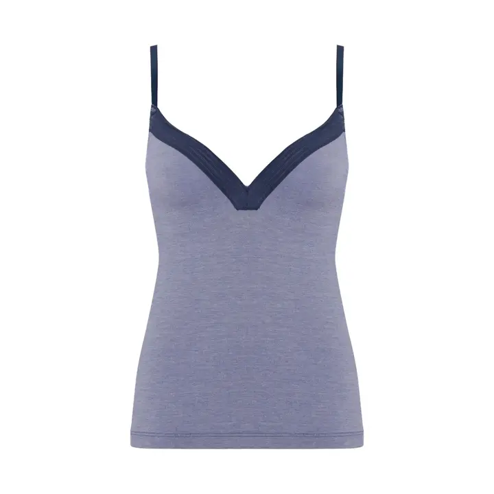 スロギー ワオ エンブレイス カップ付きキャミソール【一部カラーSALE】, ブルー, product image number 0