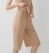【SALE】クールマックス(R)5210 キュロットペチコート, ベージュ, model image number 0