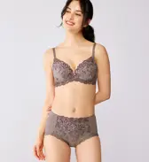 【SALE】レッドレーベル バイ トリンプ0117 はきこみ深めショーツ, ブラウン, model image number 1