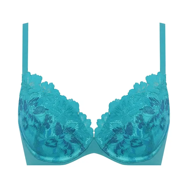 秘めわざ648 ブラジャー, グリーン, product image number 0