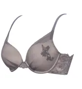 【SALE】ナチュラルユーブラ ブラジャー ディアフローラル, グレー, product image number 2