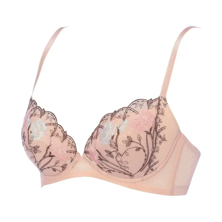 【SALE】きゅっと寄せブラ ロージーパラダイス, ピンク, product image number 2