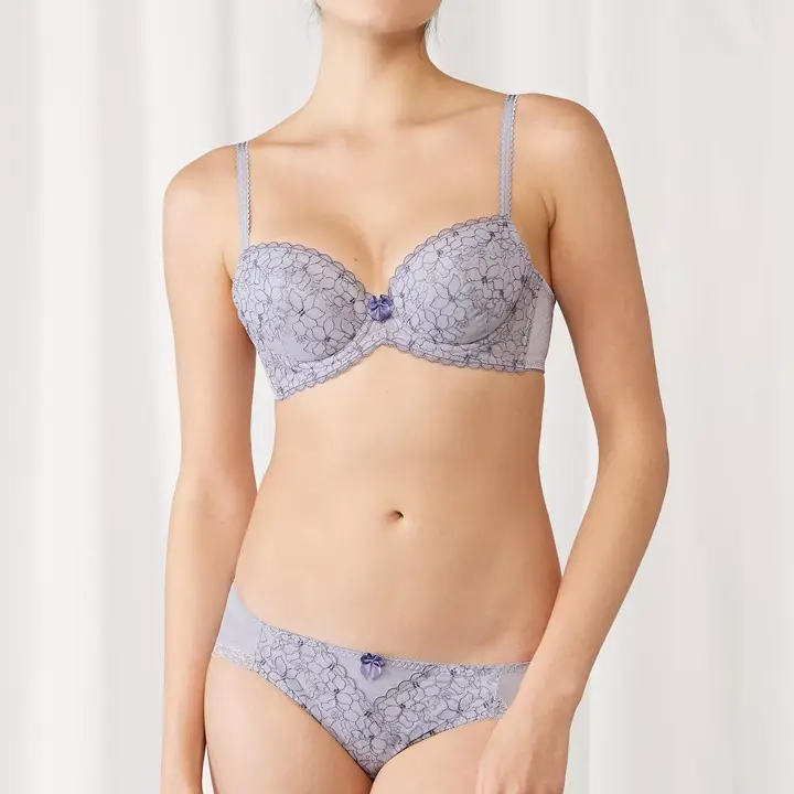 【WEB限定】トリンプ すっきりスムースブラ ブラ＆ショーツセット, , model image number 18