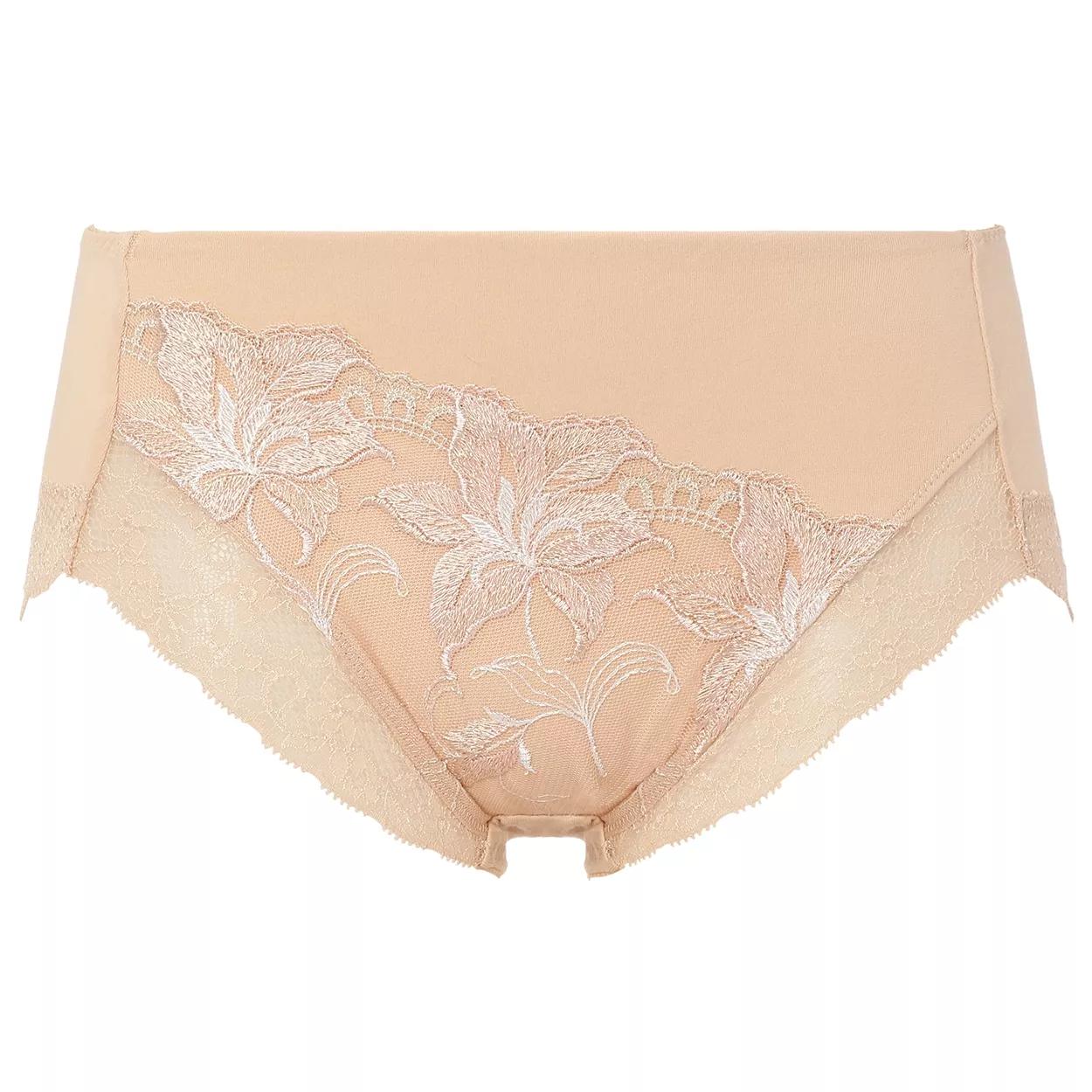 【SALE】フロラーレ バイ トリンプ411 はきこみ深めショーツ, ベージュ, product image number 0
