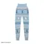 スロギーG073 ムーミン 9分丈ニットパンツ, ブルー, product image number 4