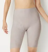 モモスリムガードル ロングガードル, グレー, model image number 1