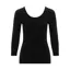 デイリートリンプ5410 8分袖トップ, ブラック, product image number 0