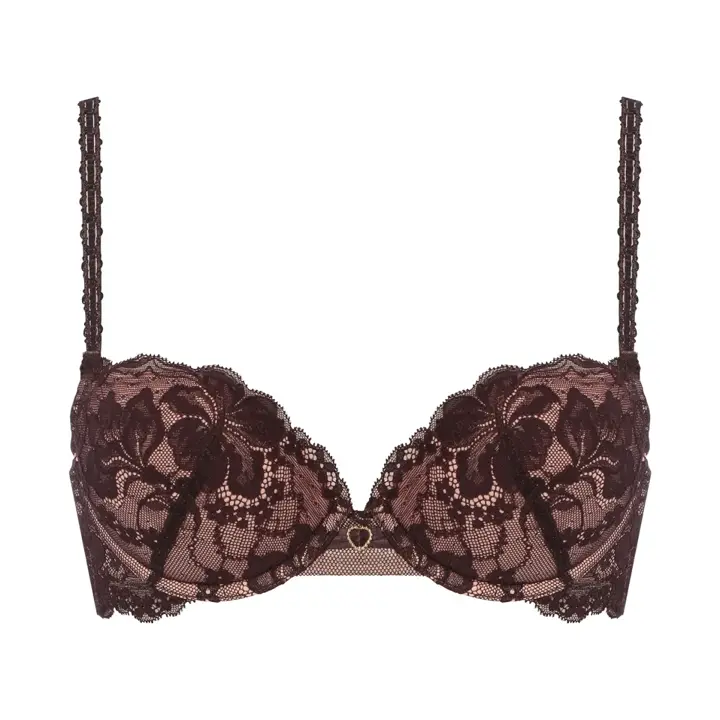 【SALE】エアリーフィールブラ ブラジャー キューピッドチョコ, ブラウン, product image number 0