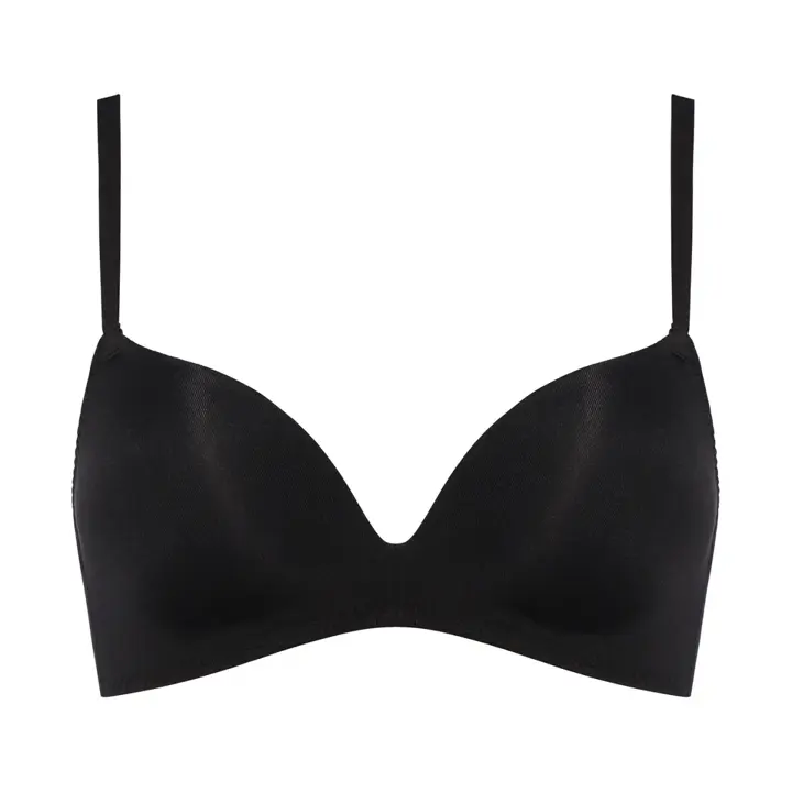 スムース ノンワイヤー ブラジャー, ブラック, product image number 0