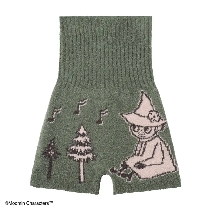 スロギーG073 ムーミン ハラマキ付きニットパンツ, グリーン, product image number 1