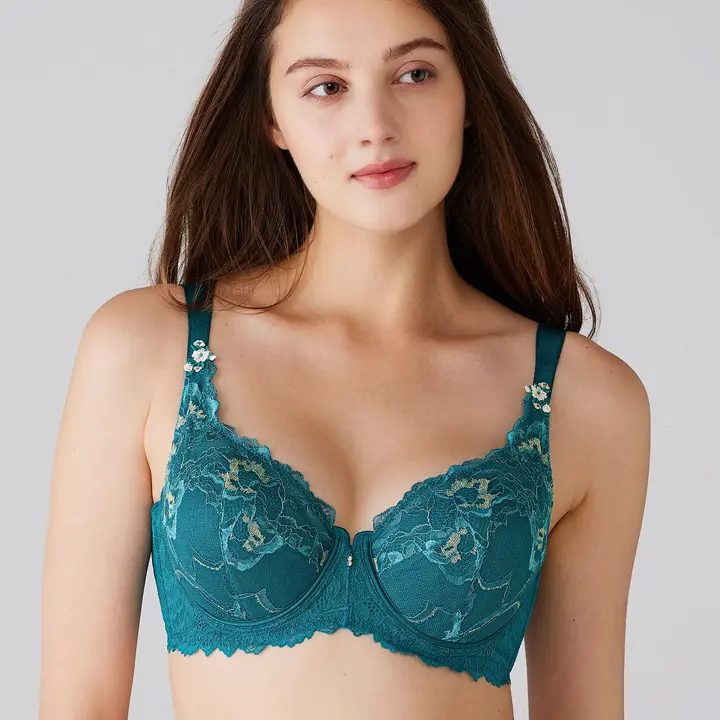 レッドレーベル バイ トリンプ0125  フルカップブラジャー, グリーン, model image number 0