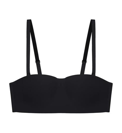 Triumph Simply Everyday Basic Non-Wired Detachable Padded Bra - Black - Strapless\/Convertible Bra