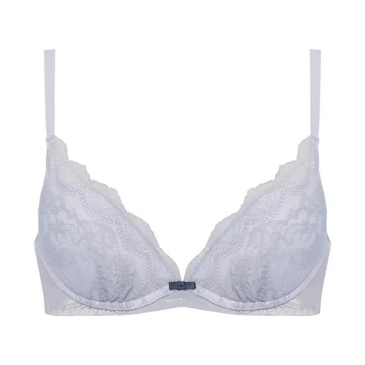 夢みるブラ(R) ノンワイヤー ブラ＆ショーツセット デイジーシャワー【一部カラーSALE】, グレー, product image number 0