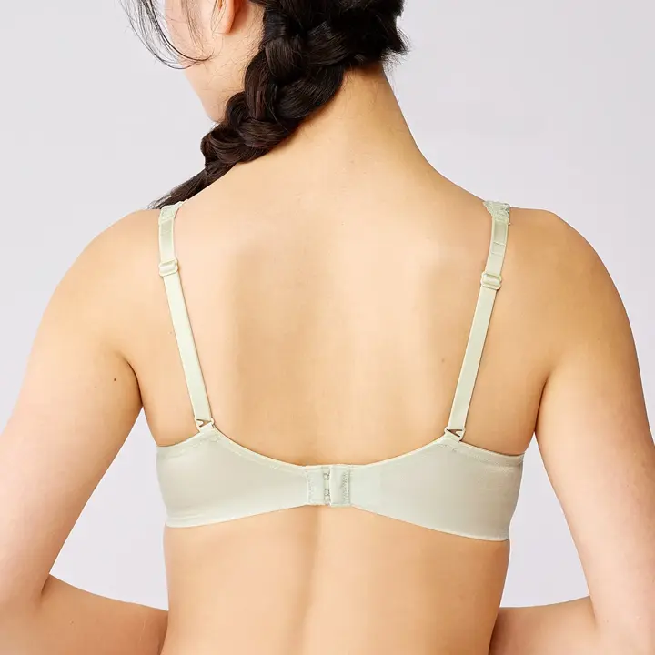 恋するブラ612 ブラジャー【一部カラーSALE】, グリーン, model image number 3