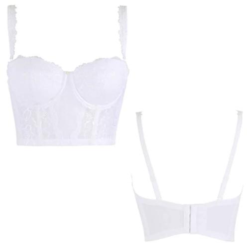 【SALE】ブライダルインナー PM588 ビスチェ, ホワイト, product image number 4