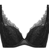 【SALE】天使のブラ(R) スリムライン ブラレットデザイン552 ブラジャー, ブラック, product image number 0