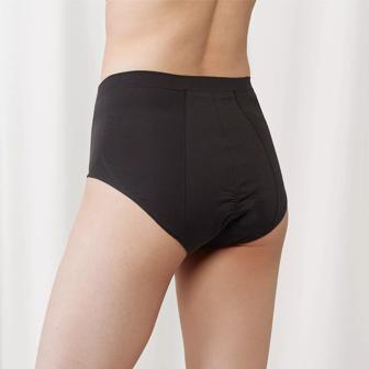 SO COMFORTABLE7600 サニタリーショーツ(はきこみ深め)3, グレー, model image number 1