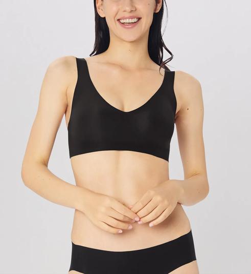 Triumph Áo Lót SLOGGI ZERO FEEL SOFT Mút Tháo Rời - Black - Không gọng